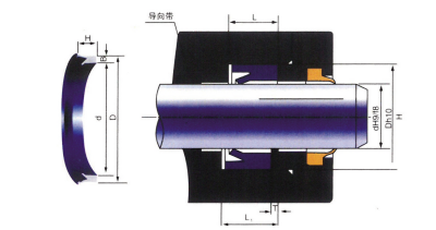 四氟制品應(yīng)用領(lǐng)域,YX 形軸用密封圈,揚中市綠森電氣有限公司