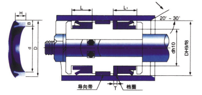 四氟制品應(yīng)用領(lǐng)域,YX 形孔用密封圈,揚中市綠森電氣有限公司